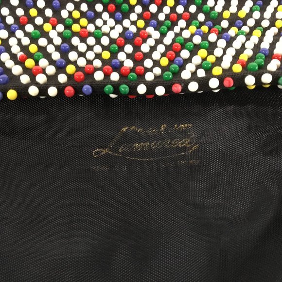 Vintage Beaded Cosmetic Bag - Picture 2 of 4